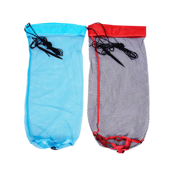 Geantă pliabilă de pescuit din plasă de nylon, curea de protecție, uscare rapidă