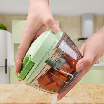 Kézi fokhagymanyomó, többfunkciós konyhai eszköz, márka Happy Mommy, anyag PS/ABS/PP és rozsdamentes acél