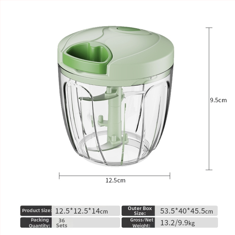 Kézi fokhagymanyomó, többfunkciós konyhai eszköz, márka Happy Mommy, anyag PS/ABS/PP és rozsdamentes acél
