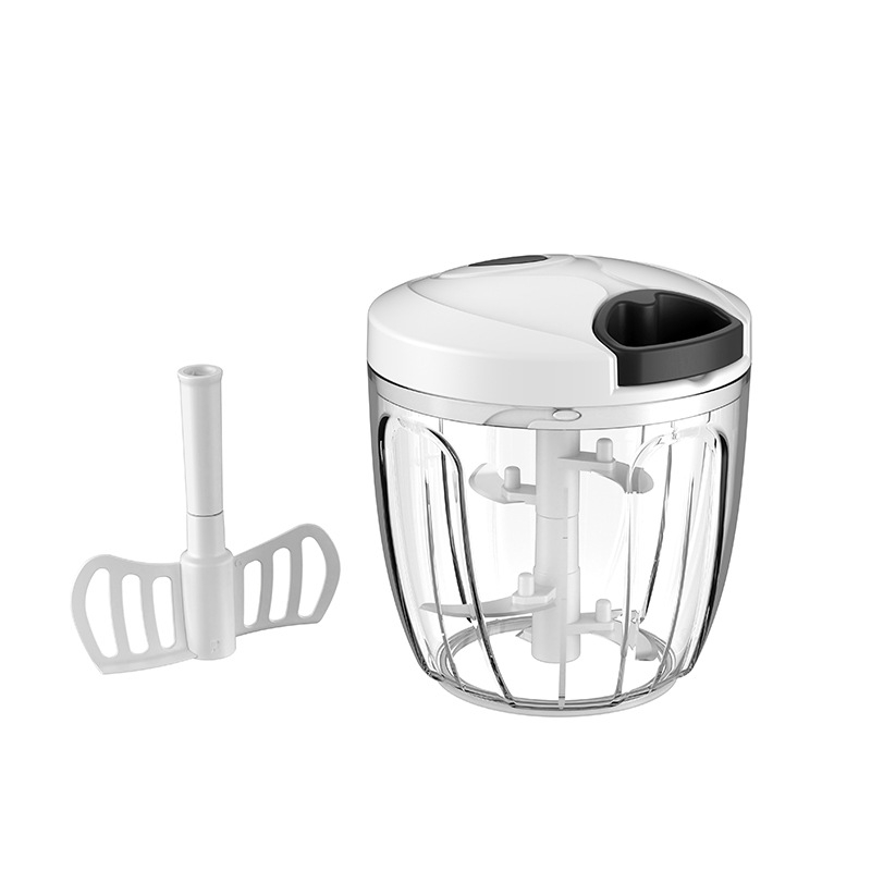 Kézi fokhagymanyomó, többfunkciós konyhai eszköz, márka Happy Mommy, anyag PS/ABS/PP és rozsdamentes acél