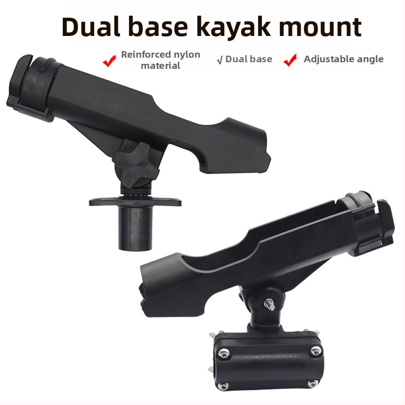 Prilagodljivi držač štapa za kajak i splav – nagibni, najlon, dvostruka baza (Brand: Kayak Stand; Podrijetlo: Kina)
