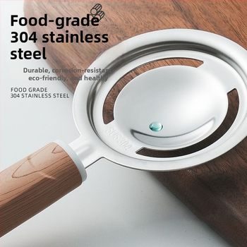 Sada oddeľovačov bielka a žĺtka z 304 nerezovej ocele, merací pohár, filter sieťka a cedník (ručné)