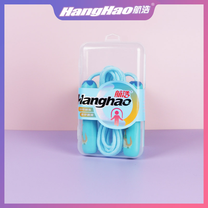 Hanghao dječja preskakalica s plastičnim držačima, sprječava zaplitanje, podesiva, u kutiji