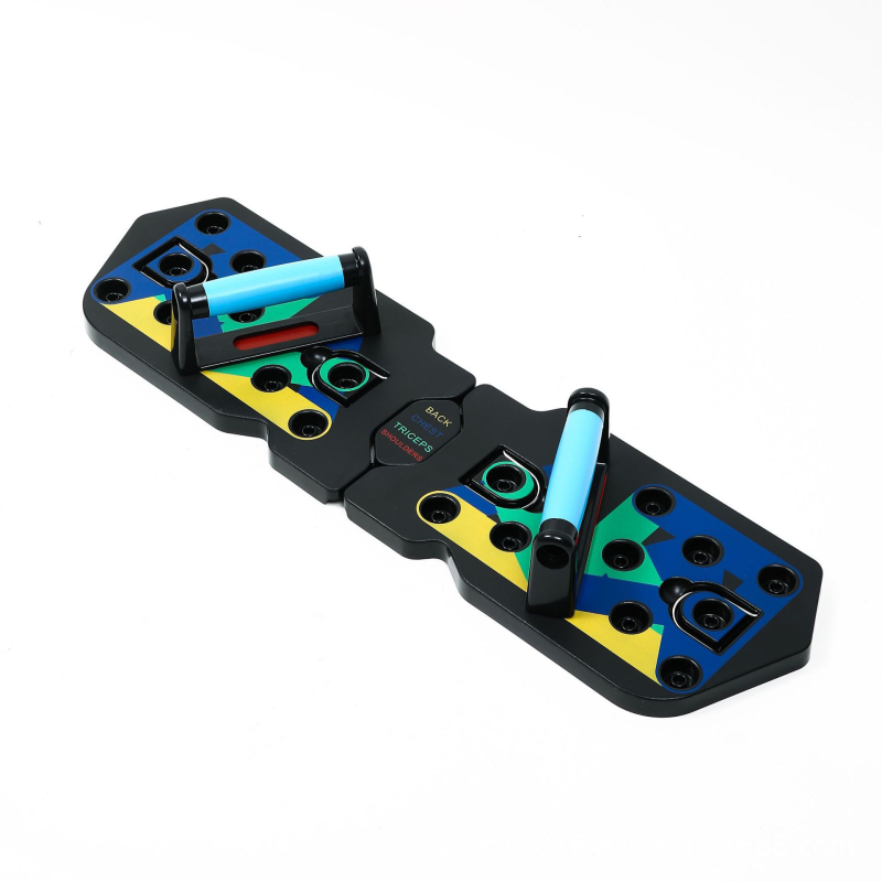 Push-up rack - sklopiva višefunkcionalna ploča za vježbanje s napetim užetom i torbom za pohranu - Model 001