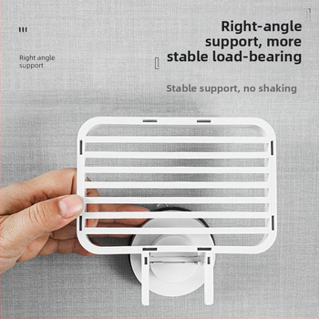 DEHUB držač sapuna za kupaonicu od nehrđajućeg čelika, prilagodljiv, paket od 10