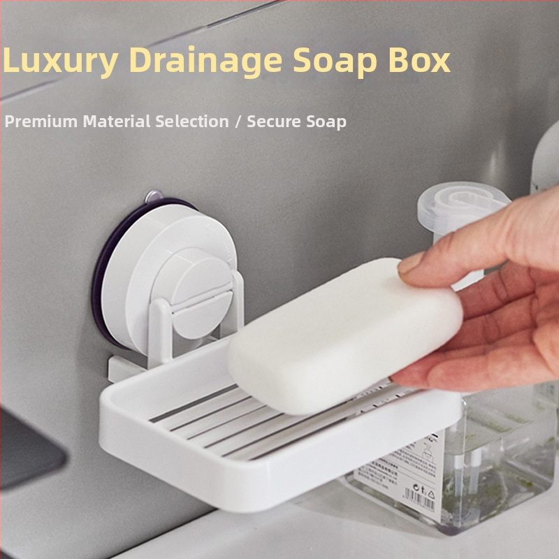 DEHUB držač sapuna za kupaonicu od nehrđajućeg čelika, prilagodljiv, paket od 10