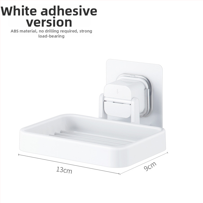 DEHUB držač sapuna za kupaonicu od nehrđajućeg čelika, prilagodljiv, paket od 10