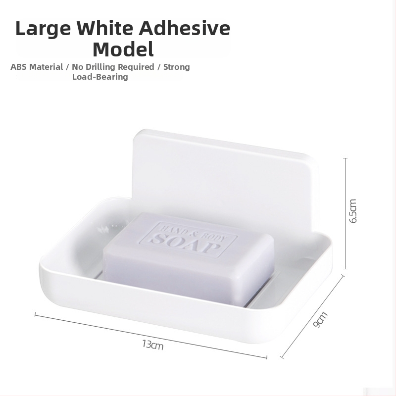 DEHUB držač sapuna za kupaonicu od nehrđajućeg čelika, prilagodljiv, paket od 10