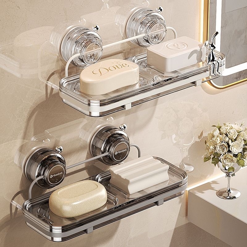 Zidni sapunik s usisnom čašom, vrhunska kvaliteta, metal i plastika; 24 komada u pakiranju; Marka: Drugo