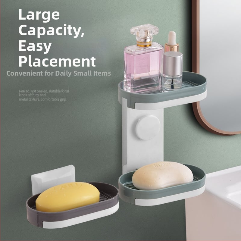 Cutie de săpun montată pe perete cu ventuză — material PP, brand Mo Yaxin, neimportat, fără personalizare