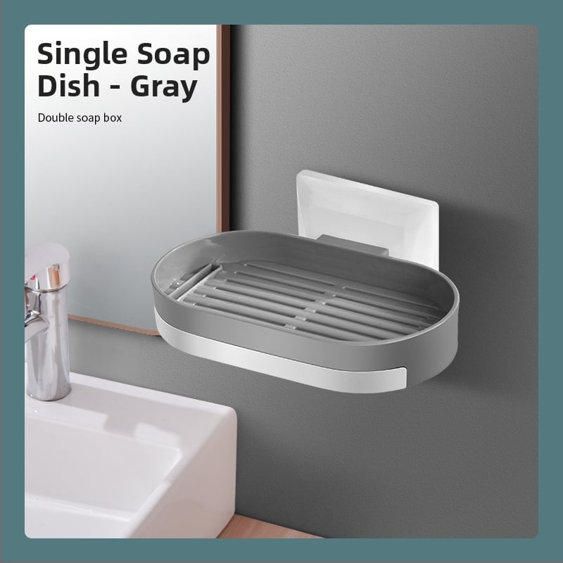 Cutie de săpun montată pe perete cu ventuză — material PP, brand Mo Yaxin, neimportat, fără personalizare