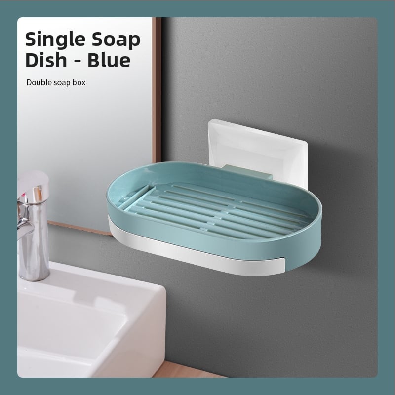 Cutie de săpun montată pe perete cu ventuză — material PP, brand Mo Yaxin, neimportat, fără personalizare