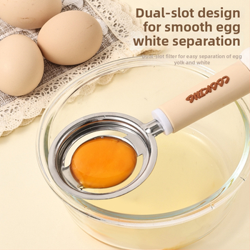 Nerezový set na pečenie s sitom na múru, cedidlom, filtrujúcim sitom, metličkou na vajcia a separátorom bielkovín; tlač loga dostupná; vhodný ako darček; ručné