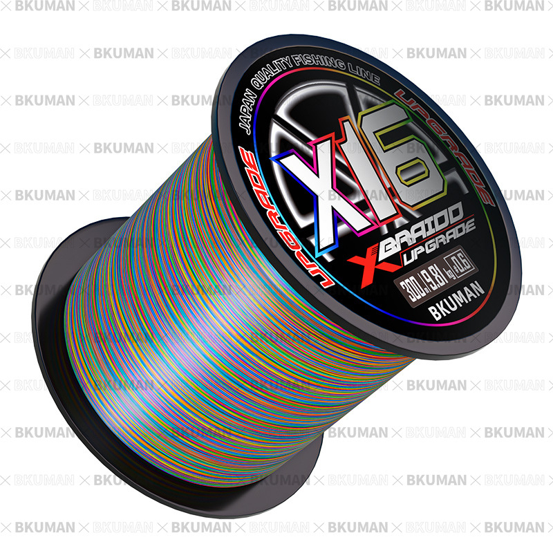 BKUMAN PE glavna ribolovna linija, snaga 3–33 kg, 100 kalemova u kutiji