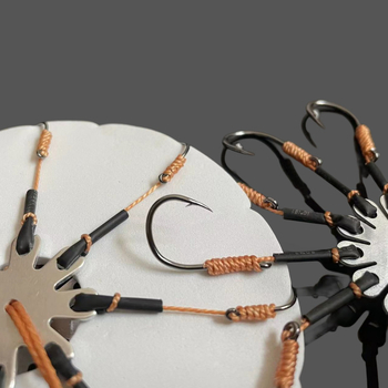 Ribolovna udica s bodljama, obična udica, pakiranje 500 kom., mjesto ribolova: vodeni rezervoar