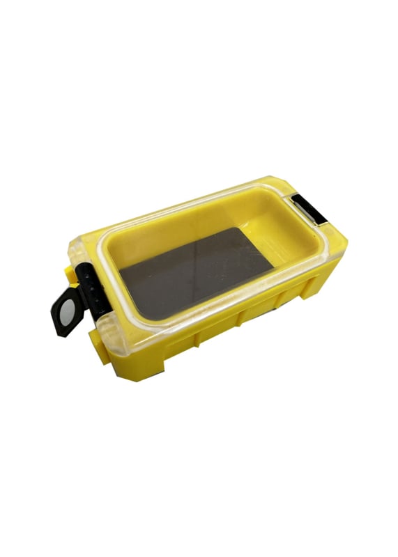 Cutie de depozitare ABS pentru accesorii de pescuit, organizator compact pentru cârlige, năluci și accesorii mici.