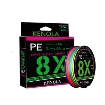 Corona PE glavna ribolovna linija, 8-vlakna, dugi bacanje, jaka