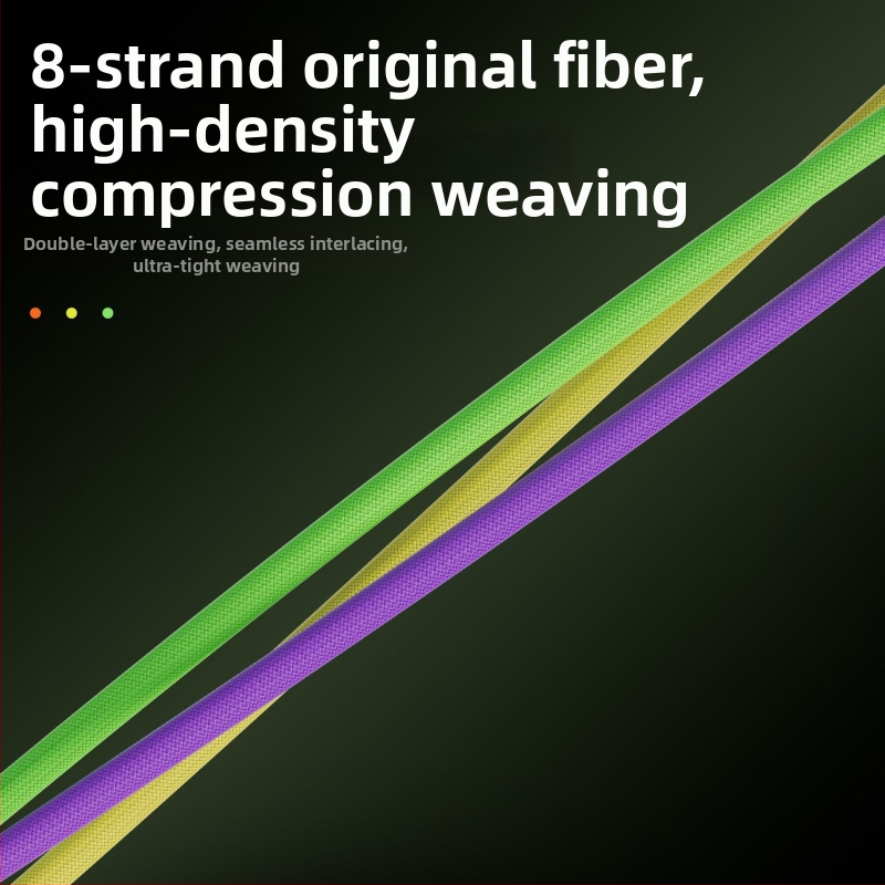 Corona PE glavna ribolovna linija, 8-vlakna, dugi bacanje, jaka