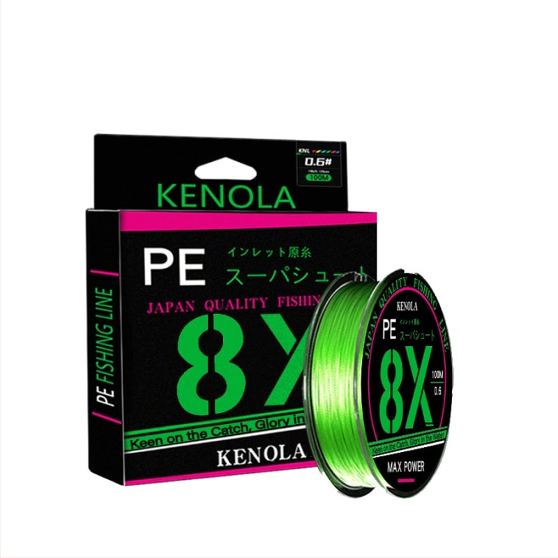 Corona PE glavna ribolovna linija, 8-vlakna, dugi bacanje, jaka