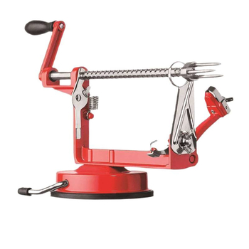 Ръчен обелвач за ябълки, 3-в-1 мултифункционална ръчно задвижвана машина за обелване на плодове, неръждаема стомана, персонализация и печат на лого