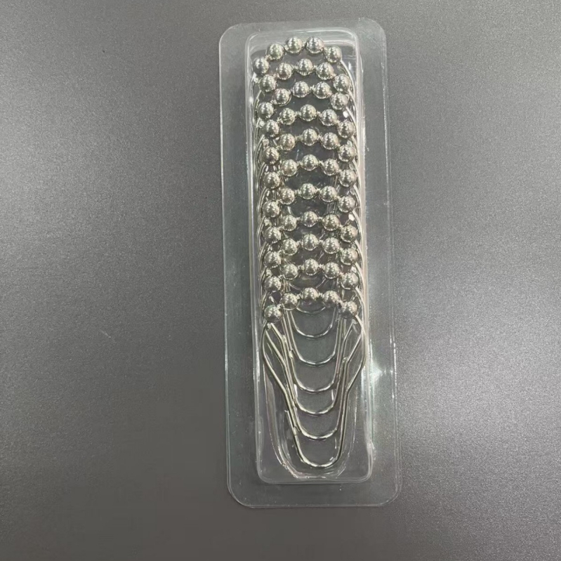 Far Hong nehrđajući čelik prsteni za tuš zavjese s pet kuglica, u obliku tikve