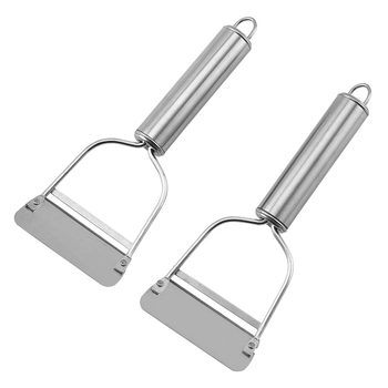 New Star неръждаема стомана дини обелвач с метална дръжка – многофункционален кухненски инструмент за обелване на плодове