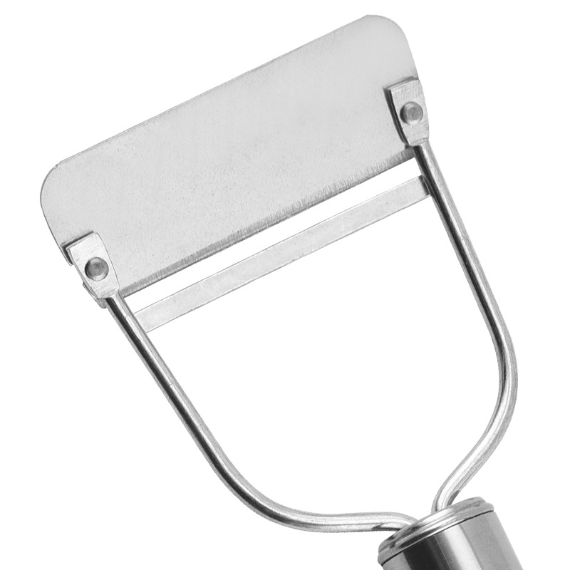 New Star неръждаема стомана дини обелвач с метална дръжка – многофункционален кухненски инструмент за обелване на плодове