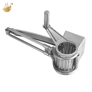 Настъргвач за сирене с ръчно въртене, неръждаема стомана 430, мултифункционален за дома