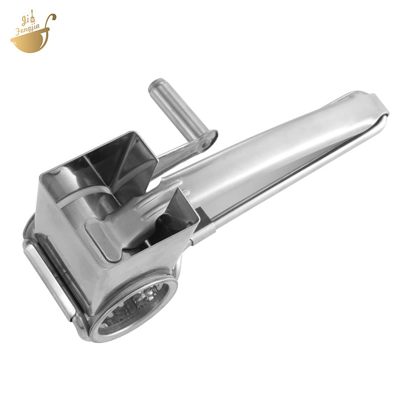 Настъргвач за сирене с ръчно въртене, неръждаема стомана 430, мултифункционален за дома