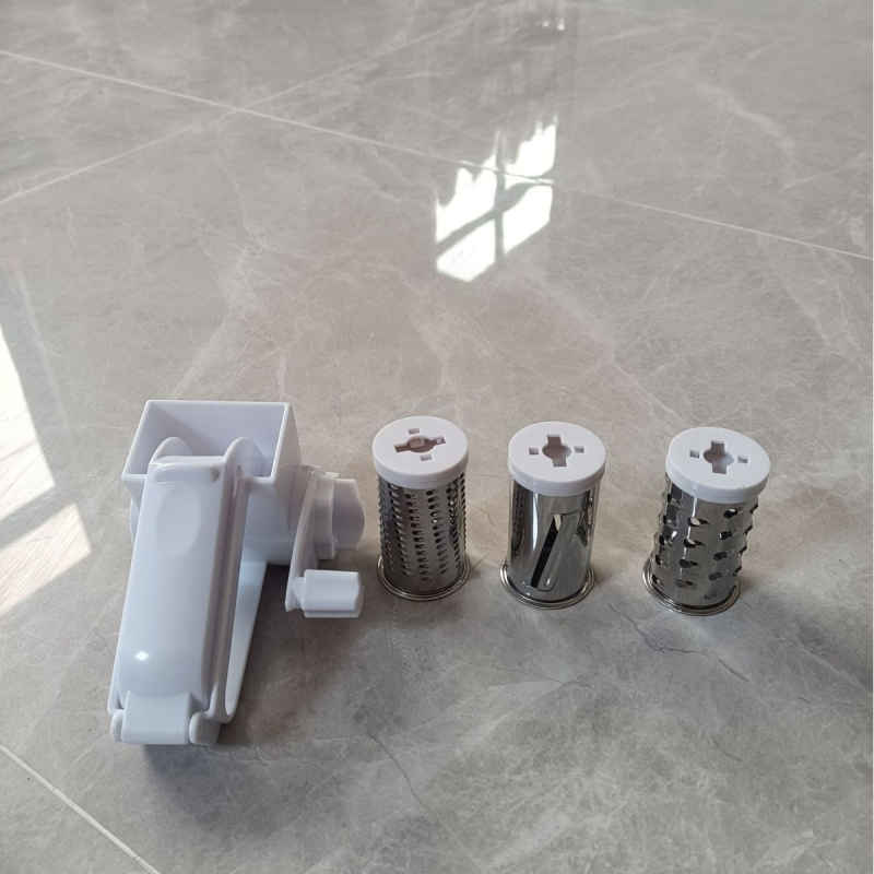 Ръчен въртящ се настъргвач за сирене, Неръждаема стомана 430, ABS/PS пластмаса, Персонализирано лого