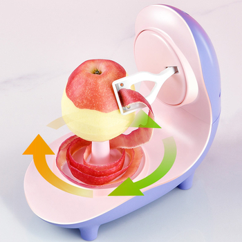 Машина за обелване на плодове – мултифункционална, USB презареждаща се, напълно автоматична, ABS пластмаса, креативен дизайн, персонализирано лого