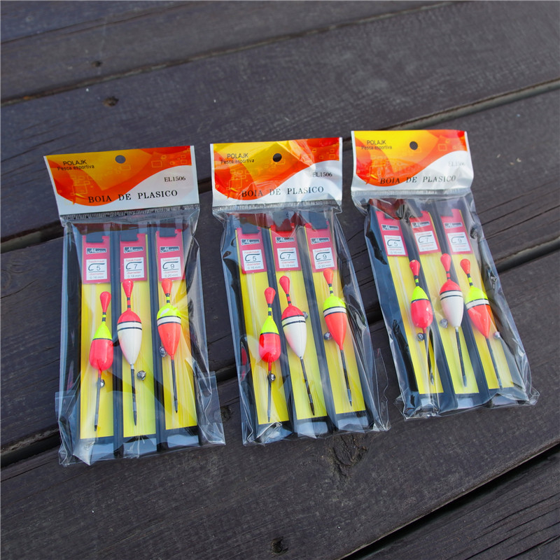 Set plutajuće linije za plitke vode s pluta od pjene, plovak s velikim trbuhom, olovni utezi, spojeni udici