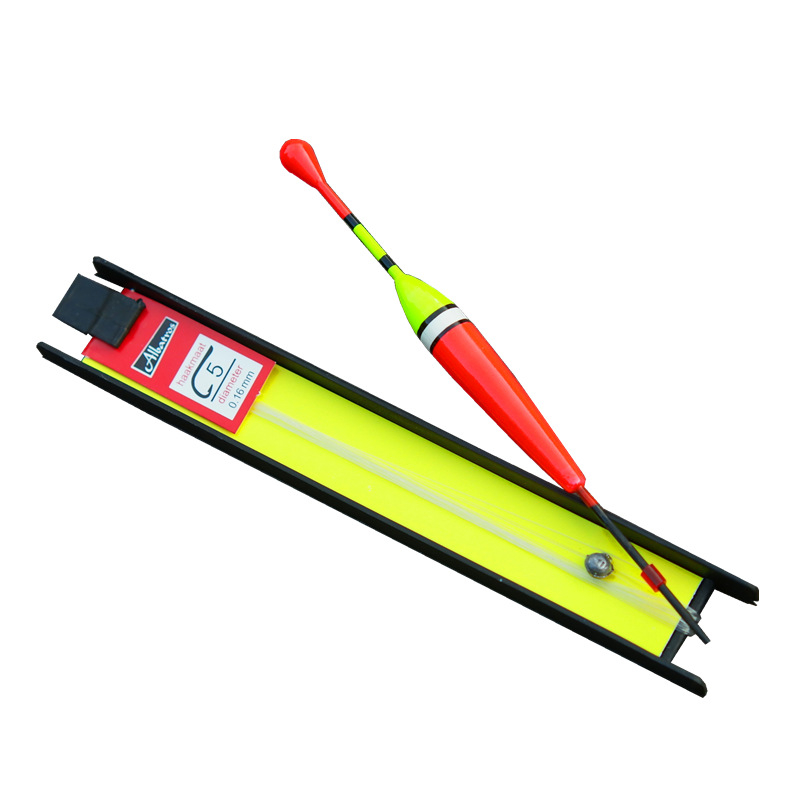 Set plutajuće linije za plitke vode s pluta od pjene, plovak s velikim trbuhom, olovni utezi, spojeni udici