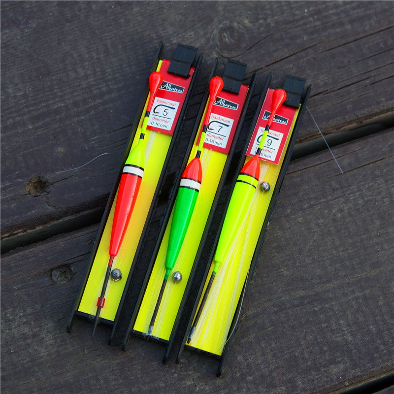 Set plutajuće linije za plitke vode s pluta od pjene, plovak s velikim trbuhom, olovni utezi, spojeni udici