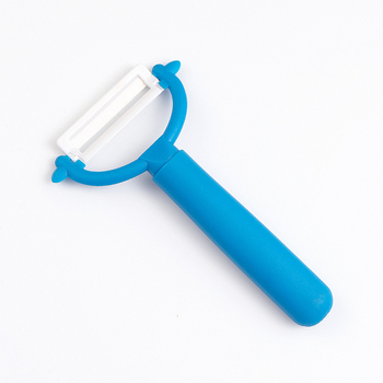 Peeler pentru legume și fructe – instrument multifuncțional, plastic + metal, stil modern minimalist, logo tipărit