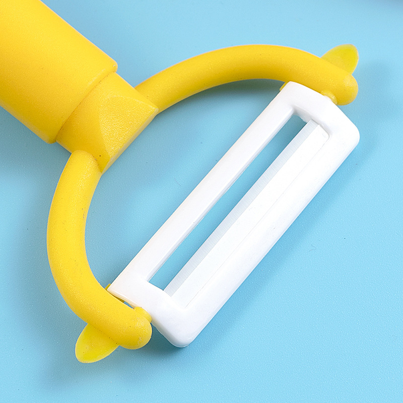 Peeler pentru legume și fructe – instrument multifuncțional, plastic + metal, stil modern minimalist, logo tipărit