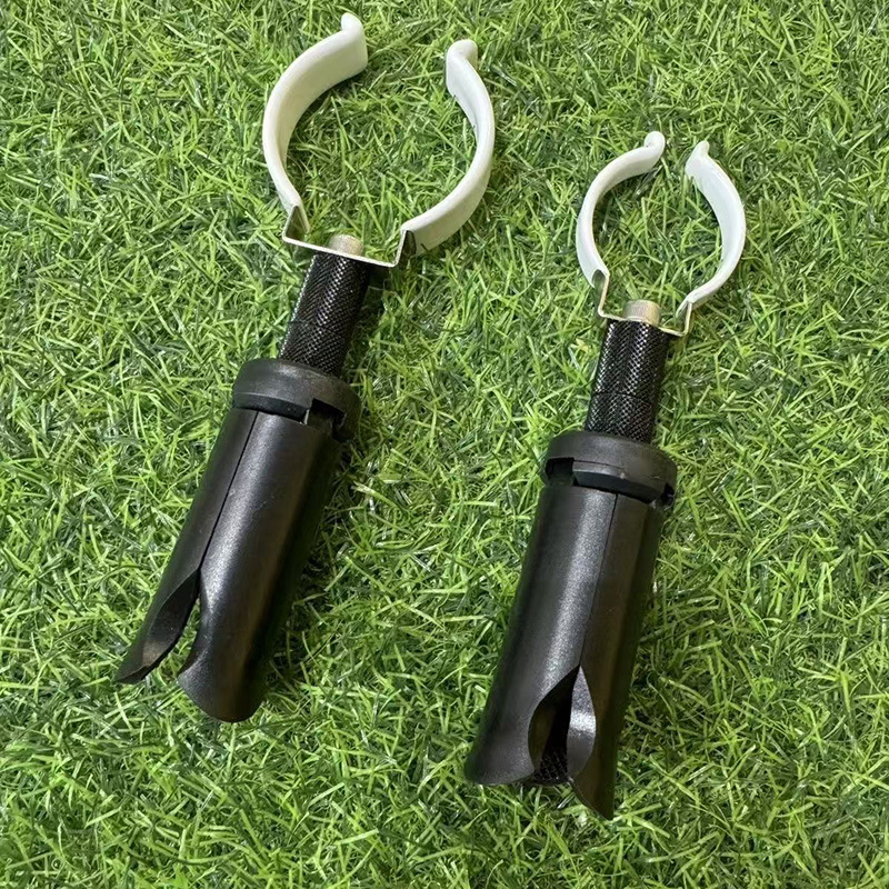 Suport pentru undițe de pescuit la gheață – pliabil, rotativ la 360°, din metal, cu dublă utilizare