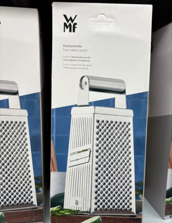 Многофункционално квадратно ренде от неръждаема стомана за зеленчуци и плодове, автоматично и умно, плосък дизайн.