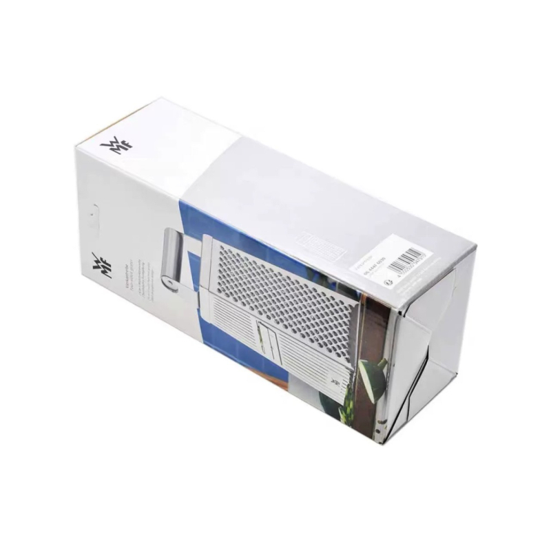 Многофункционално квадратно ренде от неръждаема стомана за зеленчуци и плодове, автоматично и умно, плосък дизайн.