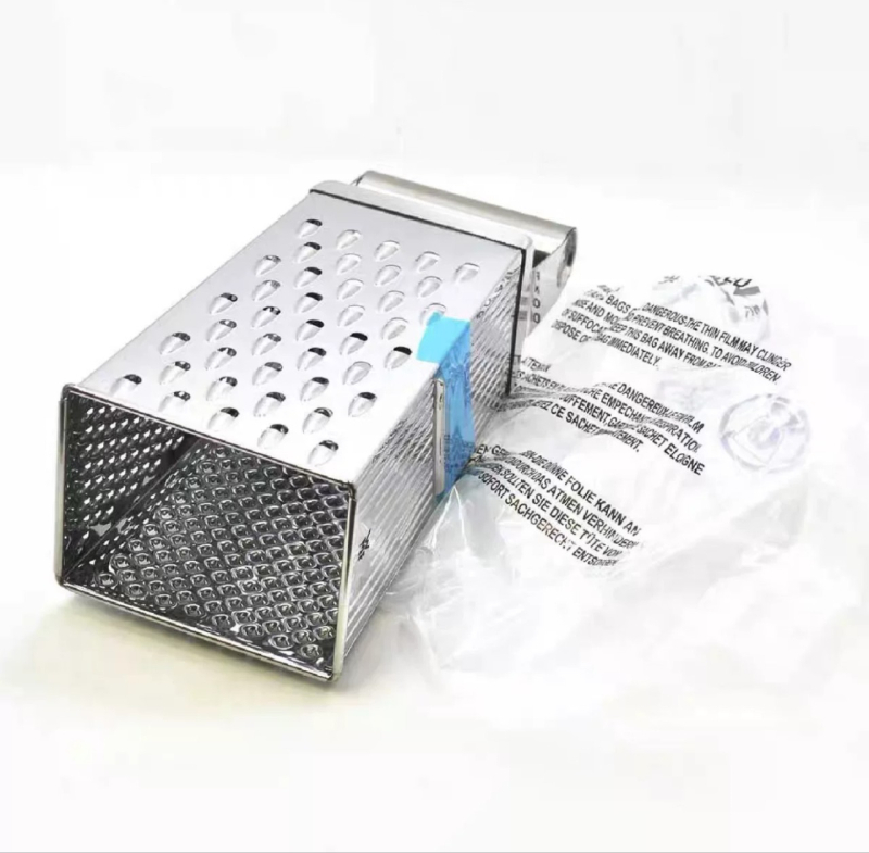 Многофункционално квадратно ренде от неръждаема стомана за зеленчуци и плодове, автоматично и умно, плосък дизайн.