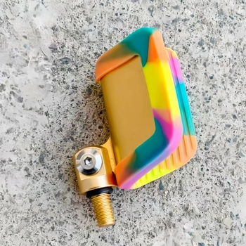 Suport Titan pentru undițe din oțel inoxidabil cu cap de revenire automată și cap cu formă de coarne de capră, acoperire din cauciuc