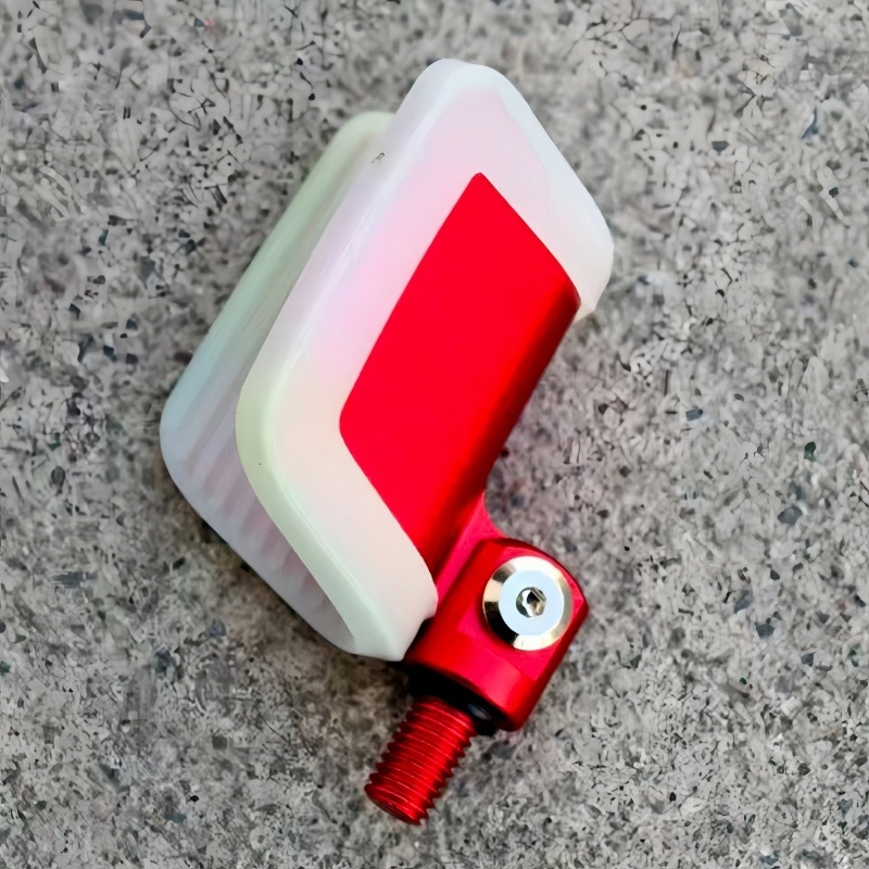 Suport Titan pentru undițe din oțel inoxidabil cu cap de revenire automată și cap cu formă de coarne de capră, acoperire din cauciuc