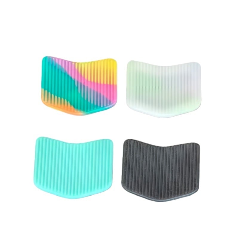 Suport Titan pentru undițe din oțel inoxidabil cu cap de revenire automată și cap cu formă de coarne de capră, acoperire din cauciuc