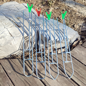 Metalni držač ribolovne štapove – dvostruka namjena, sklopivi, višestruko okretan, za more, Fort tip