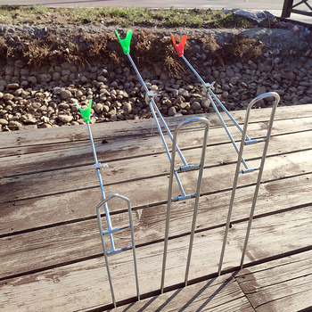 Metalni držač ribolovne štapove – dvostruka namjena, sklopivi, višestruko okretan, za more, Fort tip