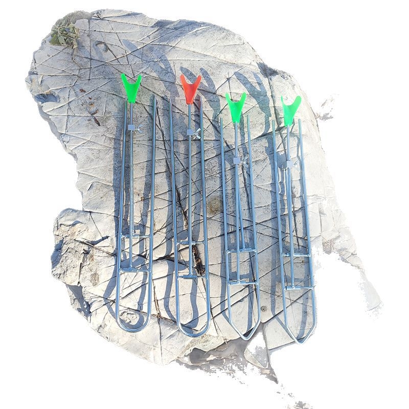 Metalni držač ribolovne štapove – dvostruka namjena, sklopivi, višestruko okretan, za more, Fort tip