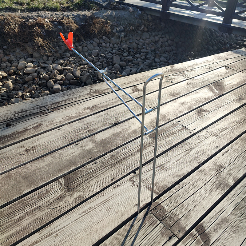 Metalni držač ribolovne štapove – dvostruka namjena, sklopivi, višestruko okretan, za more, Fort tip