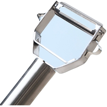 2-в-1 обелвач и нарязвач от неръждаема стомана, мултифункционален кухненски инструмент с ABS корпус