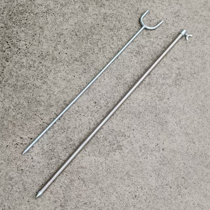 Suport pentru lansete de pescuit cu inserție în sol – metal Yingfeng, model 1004478436