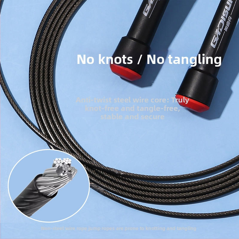 Gadisun Coardă pentru sărituri – Profesionale pentru curse, sârmă din oțel, Lungime 3 m